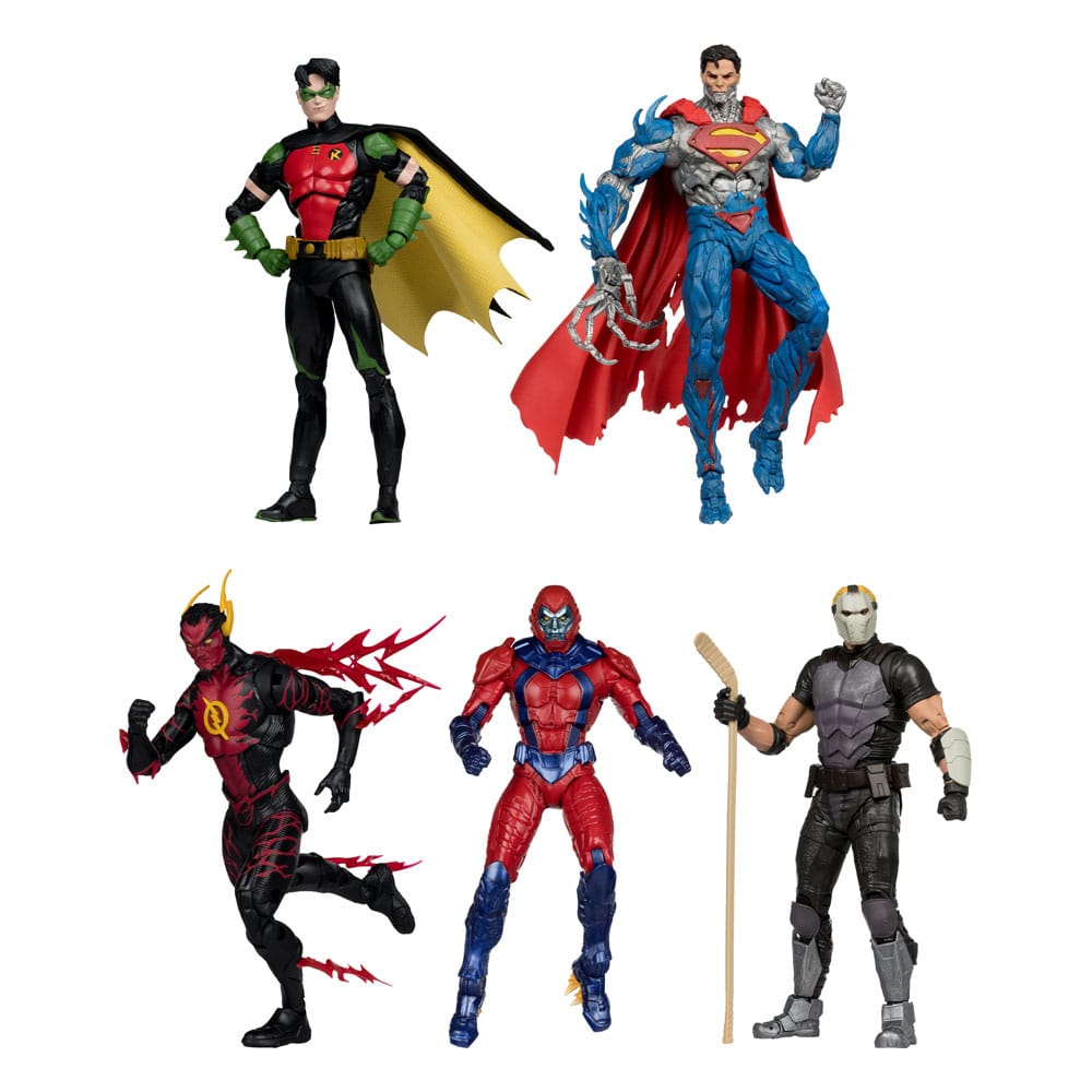 Dc Multiverse: Cyborg Superman,Robin,Reverse Flash,Sportsmaster,Manhunters