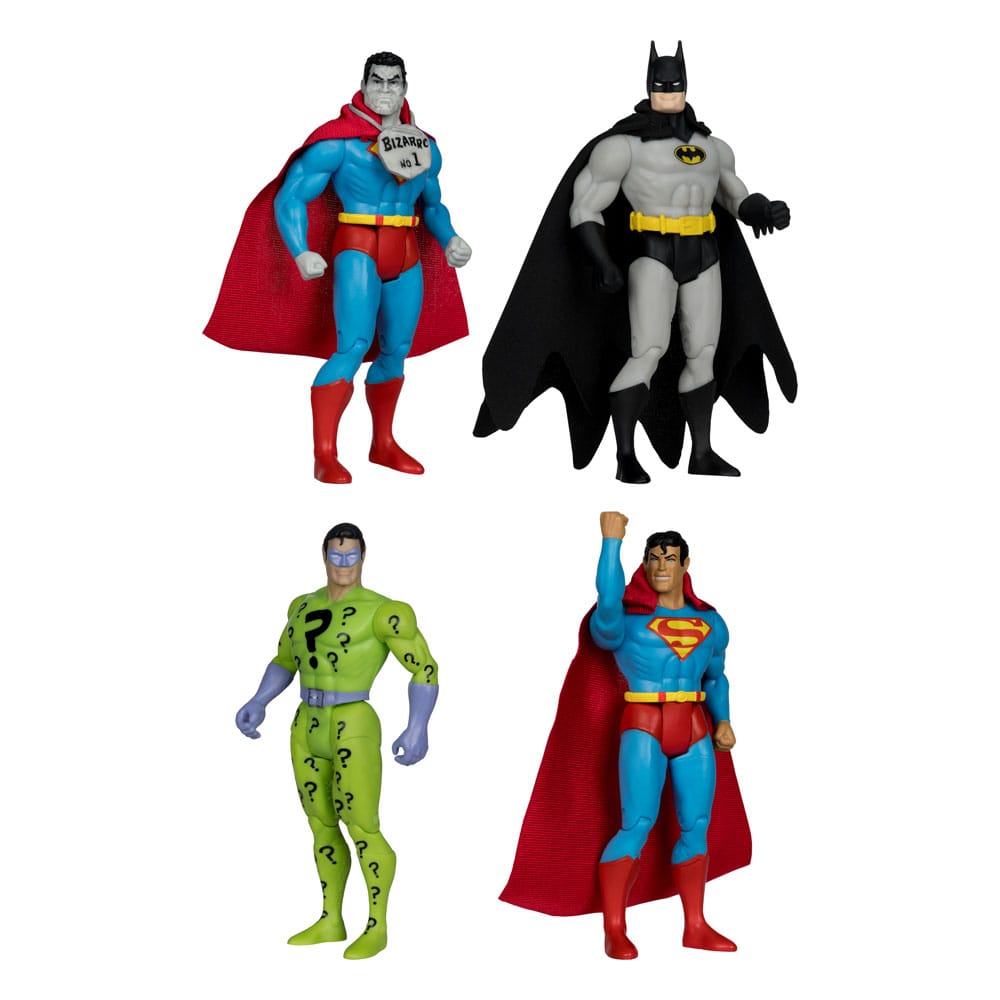 Super Powers: Bizarro, Riddler, Superman, Batman, WW, Aquaman