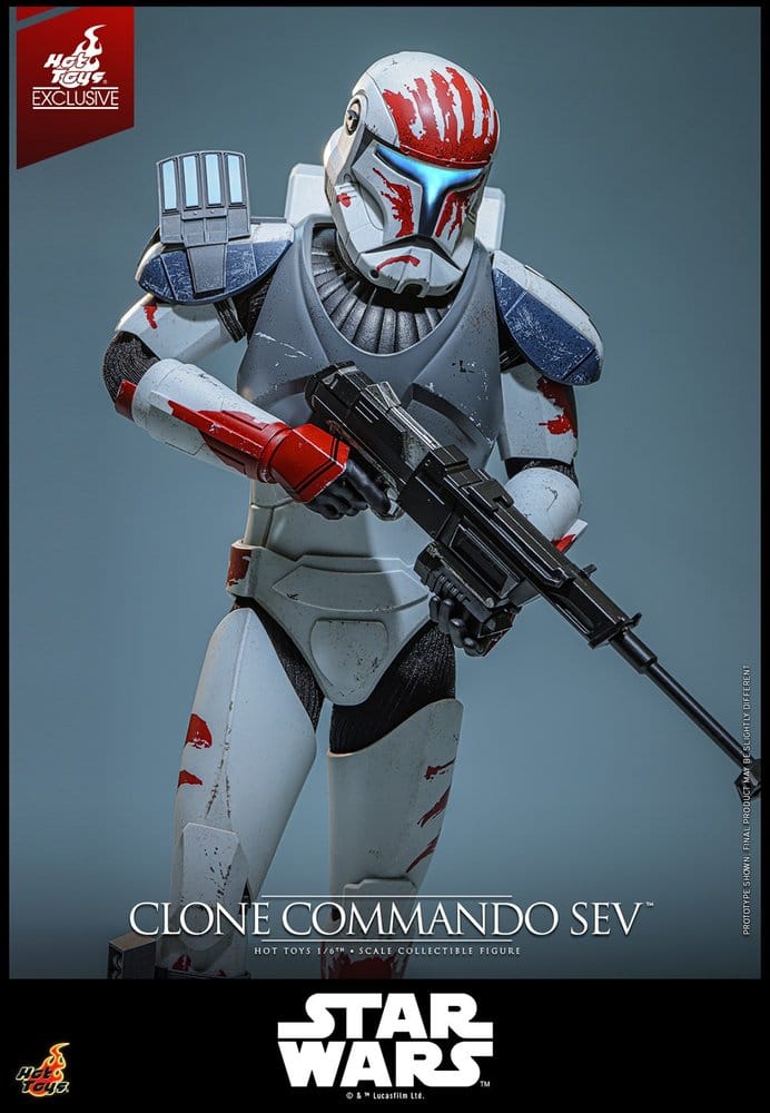 Star Wars: The Clone Wars Clone Commando Sev Akciófigura