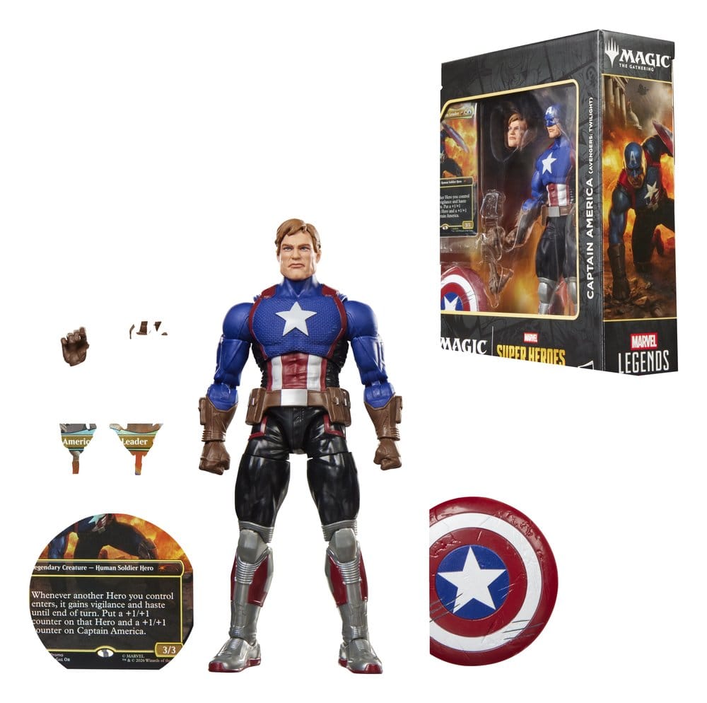 Magic The Gathering: Marvel Super Heroes Captain America Akciófigura