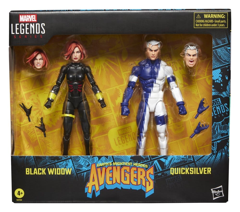 Avengers: Black Widow & Quicksilver Akciófigura
