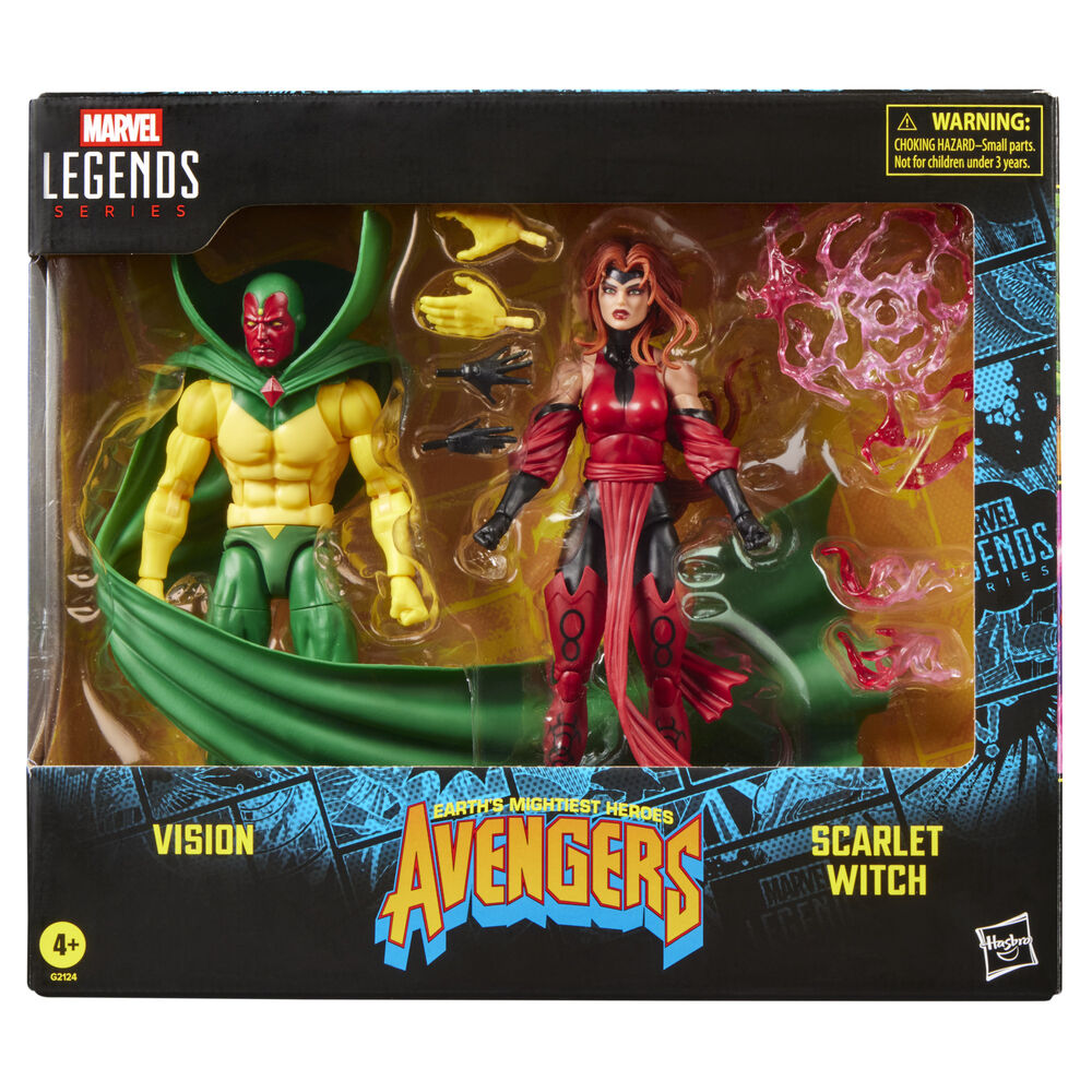Marvel Legends: Avengers Earts Mightiest Heroes Vision and Scarlet Witch 2-pack Akciófigura szett