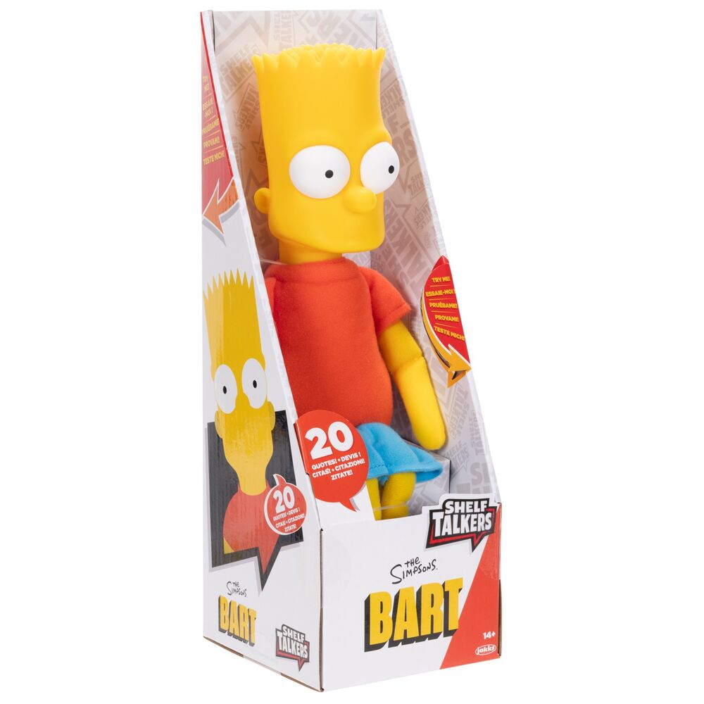 The Simpsons: Bart Simpson Shelf Talkers beszélő Plüssfigura