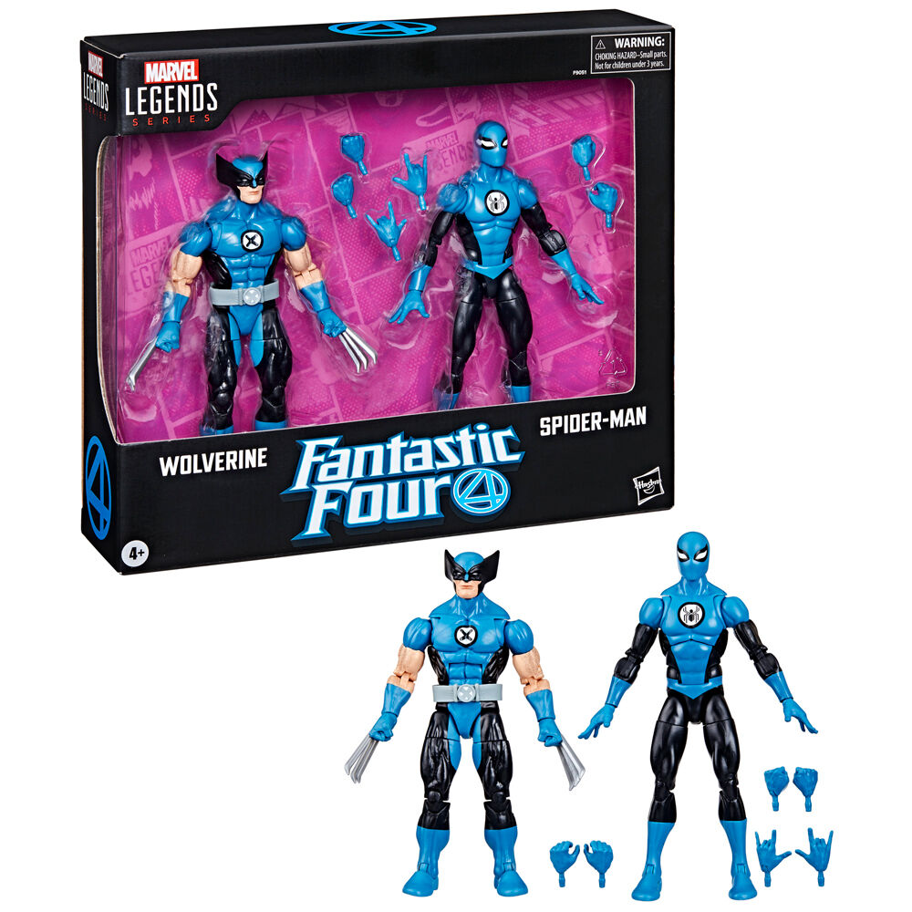 Marvel Legends: Fantastic Four Wolverine & Spider-Man figura szett