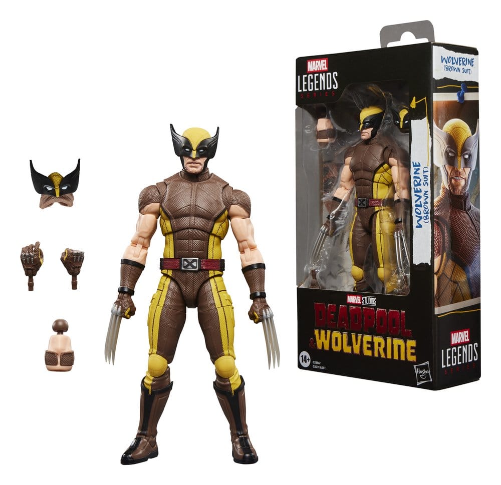 Deadpool & Wolverine: Wolverine (Brown Suit) Akciófigura