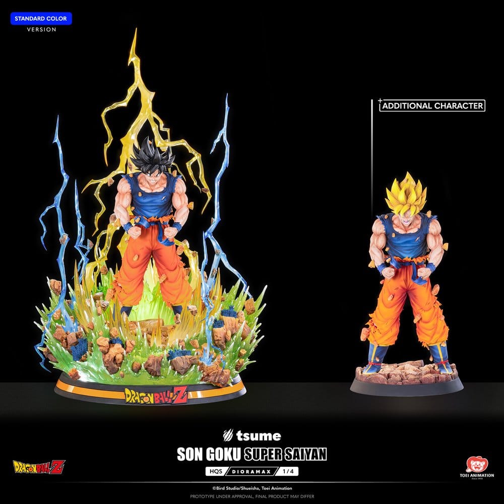 Dragon Ball Z: Son Goku Super Saiyan Szobor