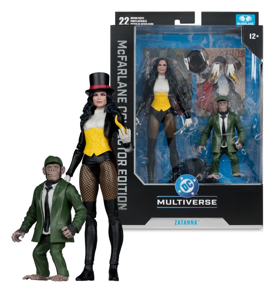 DC Multiverse: Zatanna & Detective Chimp Akciófigura