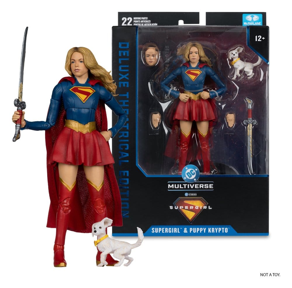 Supergirl Movie: Supergirl & Baby Krypto Akciófigura