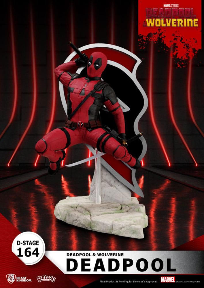 Deadpool: 3 D-Stage Deadpool Akciófigura