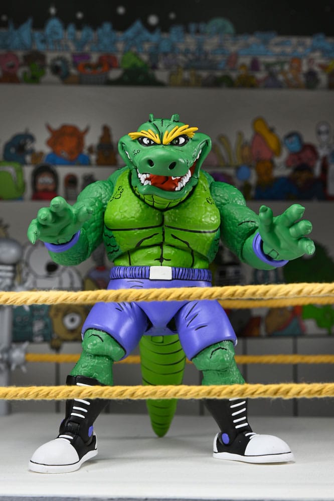 Teenage Mutant Ninja Turtles: Stump Wrestling Leatherhead Akciófigura