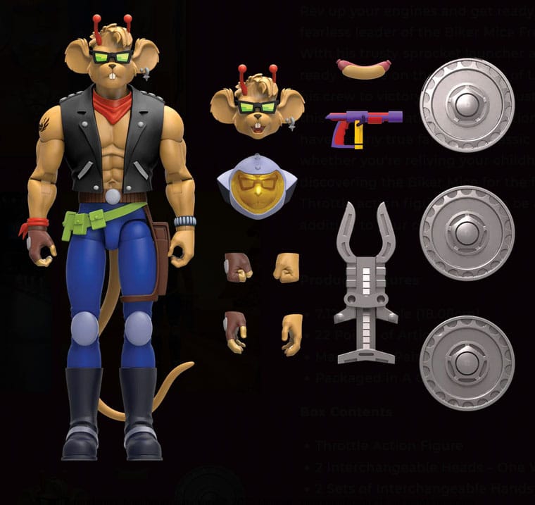 Biker Mice: Throttle Akciófigura
