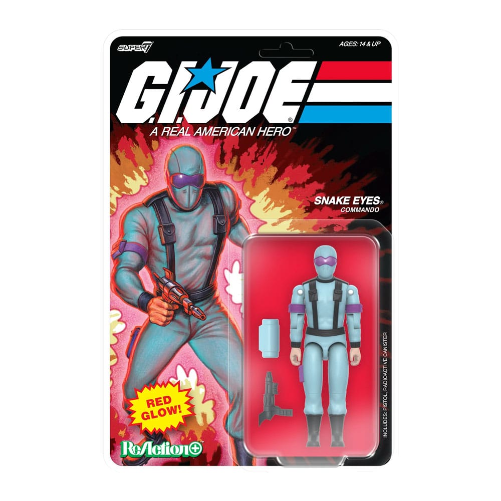 GI Joe ReAction+: Snake Eyes (Red Glow, Crystal Poison)  Akciófigura