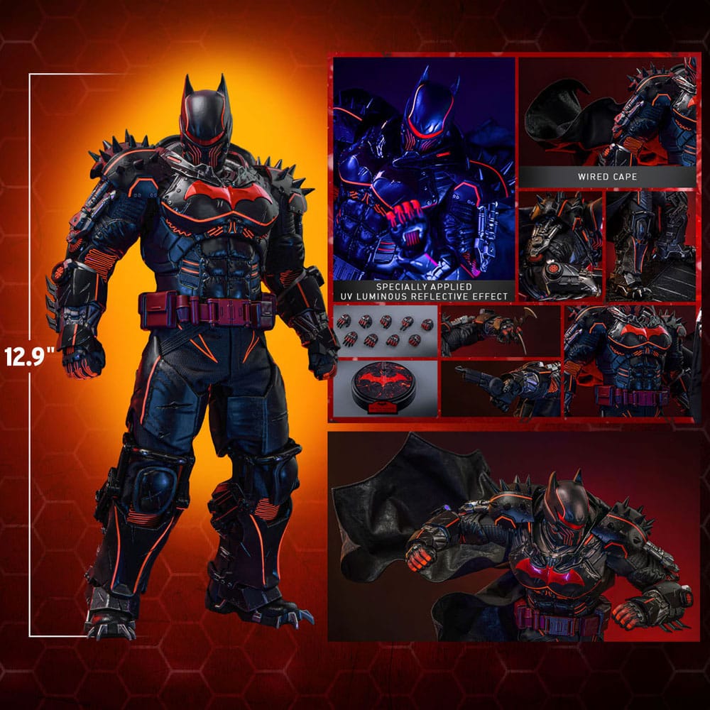 Batman Arkham Origins: XE Suit Hellbat Version Akciófigura