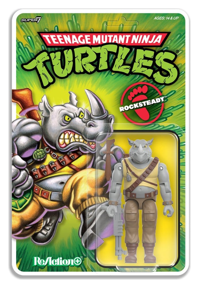 Teenage Mutant Ninja Turtles ReAction+: Rocksteady Akciófigura