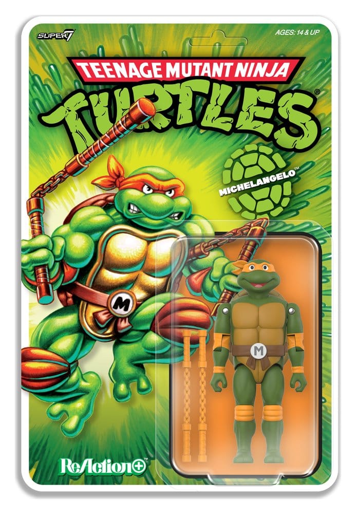 Teenage Mutant Ninja Turtles ReAction+ : Michelangelo Akciófigura
